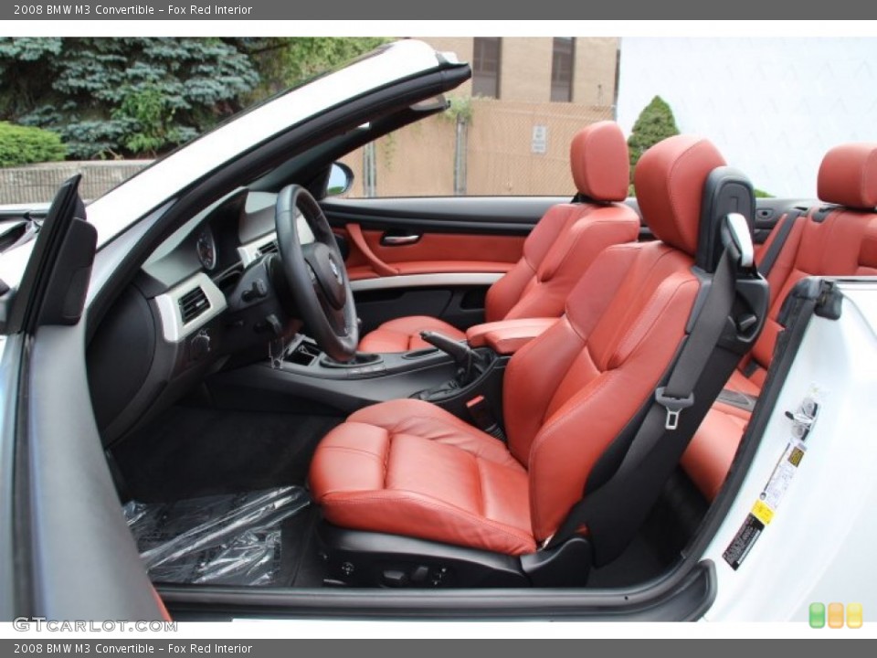 Fox Red Interior Front Seat for the 2008 BMW M3 Convertible #84015960