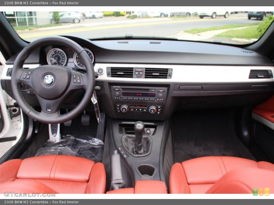 Fox Red Interior Dashboard for the 2008 BMW M3 Convertible #84016002