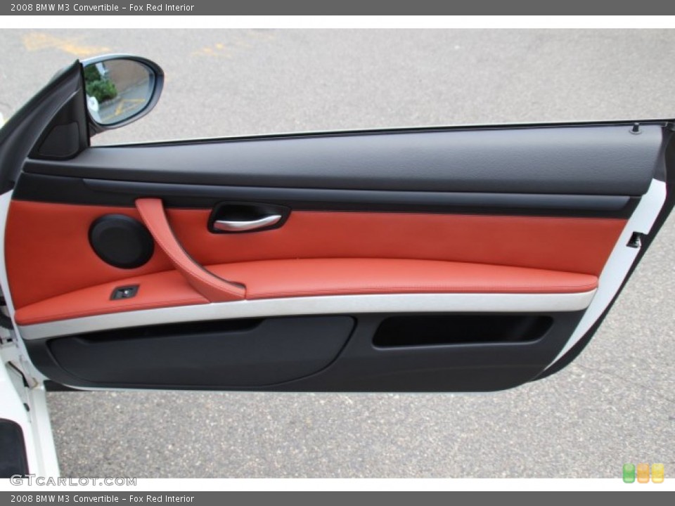 Fox Red Interior Door Panel for the 2008 BMW M3 Convertible #84016158