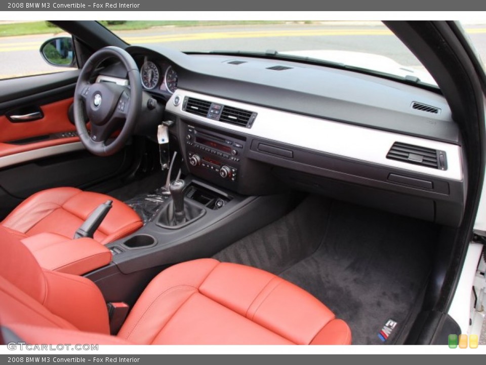 Fox Red Interior Dashboard for the 2008 BMW M3 Convertible #84016200