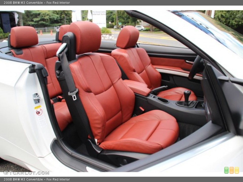 Fox Red Interior Front Seat for the 2008 BMW M3 Convertible #84016239
