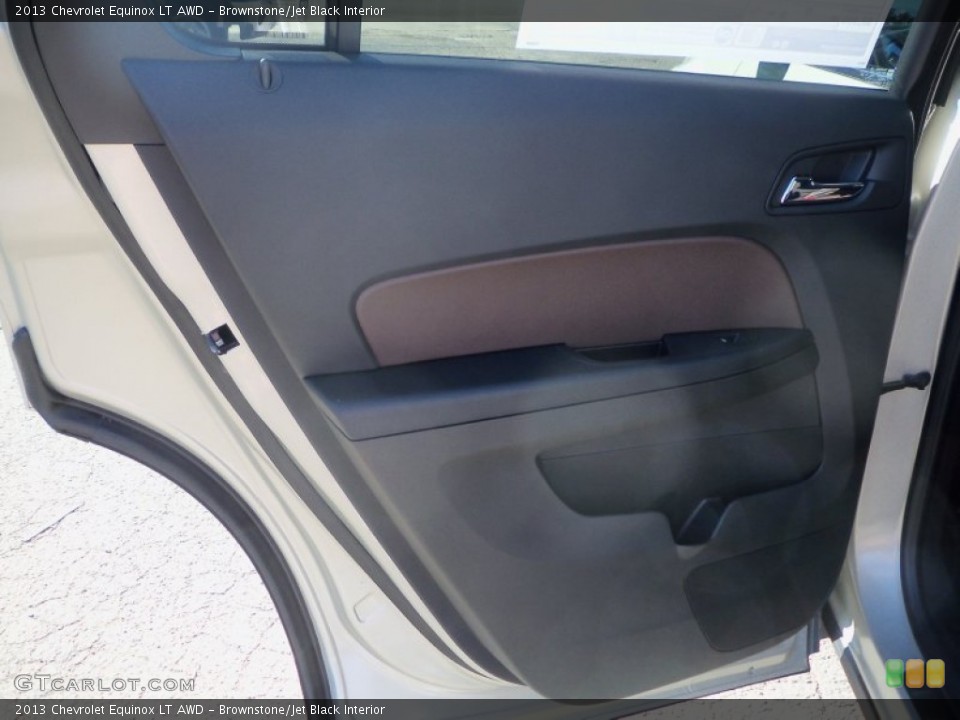 Brownstone/Jet Black Interior Door Panel for the 2013 Chevrolet Equinox LT AWD #84017646