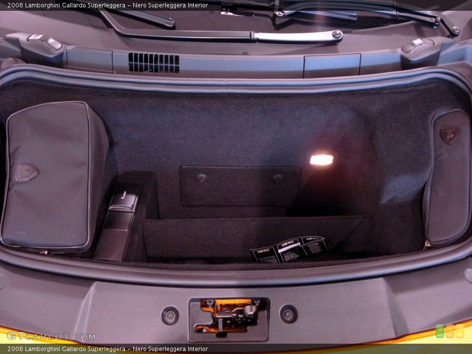 Nero Superleggera Interior Trunk for the 2008 Lamborghini Gallardo Superleggera #840181