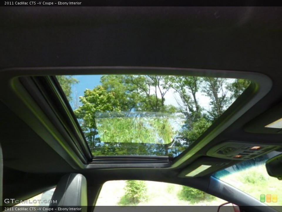 Ebony Interior Sunroof for the 2011 Cadillac CTS -V Coupe #84020895