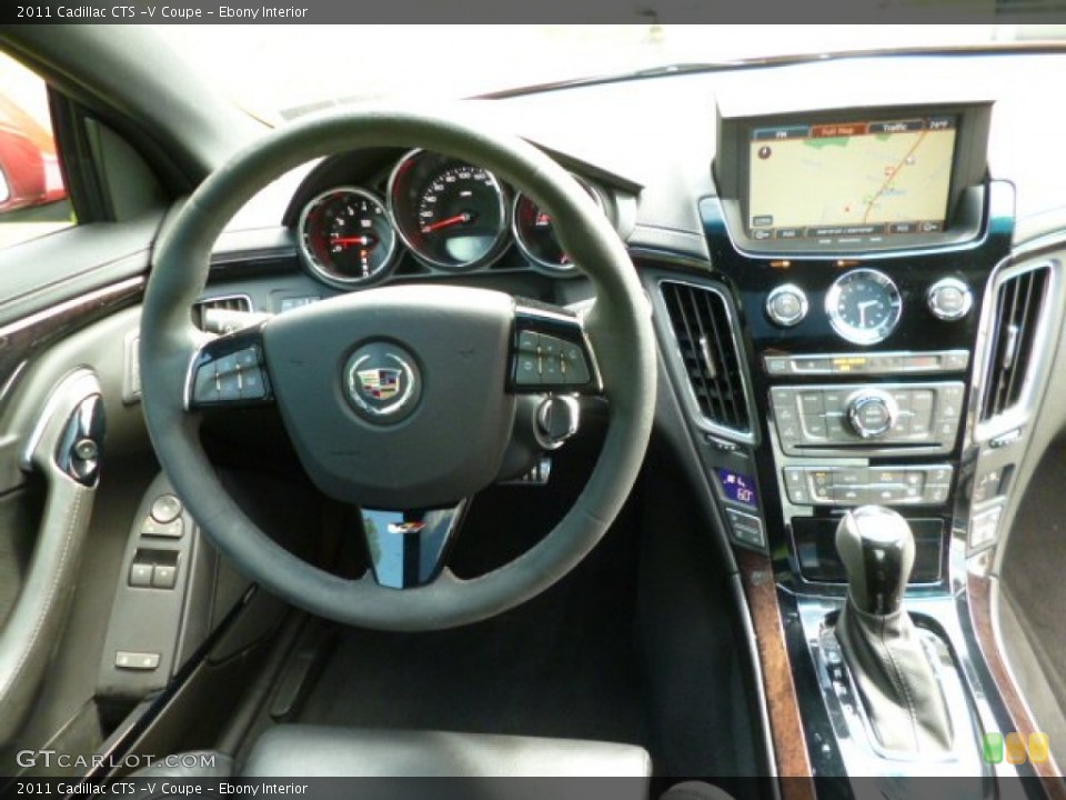 Ebony Interior Dashboard for the 2011 Cadillac CTS -V Coupe #84020954