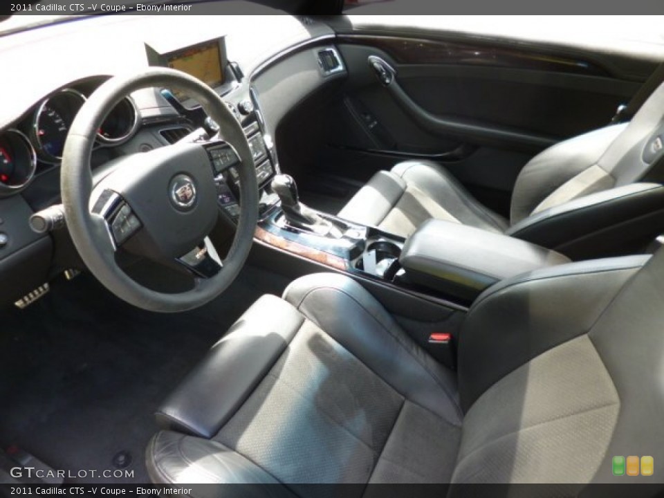 Ebony Interior Prime Interior for the 2011 Cadillac CTS -V Coupe #84020991