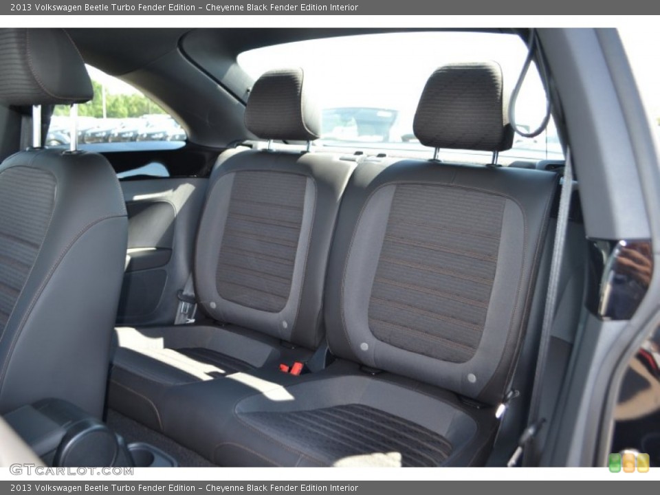 Cheyenne Black Fender Edition Interior Rear Seat for the 2013 Volkswagen Beetle Turbo Fender Edition #84021441