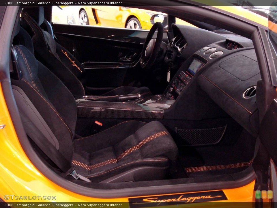 Nero Superleggera Interior Photo for the 2008 Lamborghini Gallardo Superleggera #840216