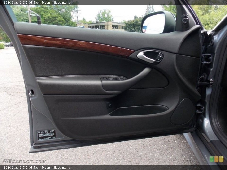 Black Interior Door Panel for the 2010 Saab 9-3 2.0T Sport Sedan #84022872