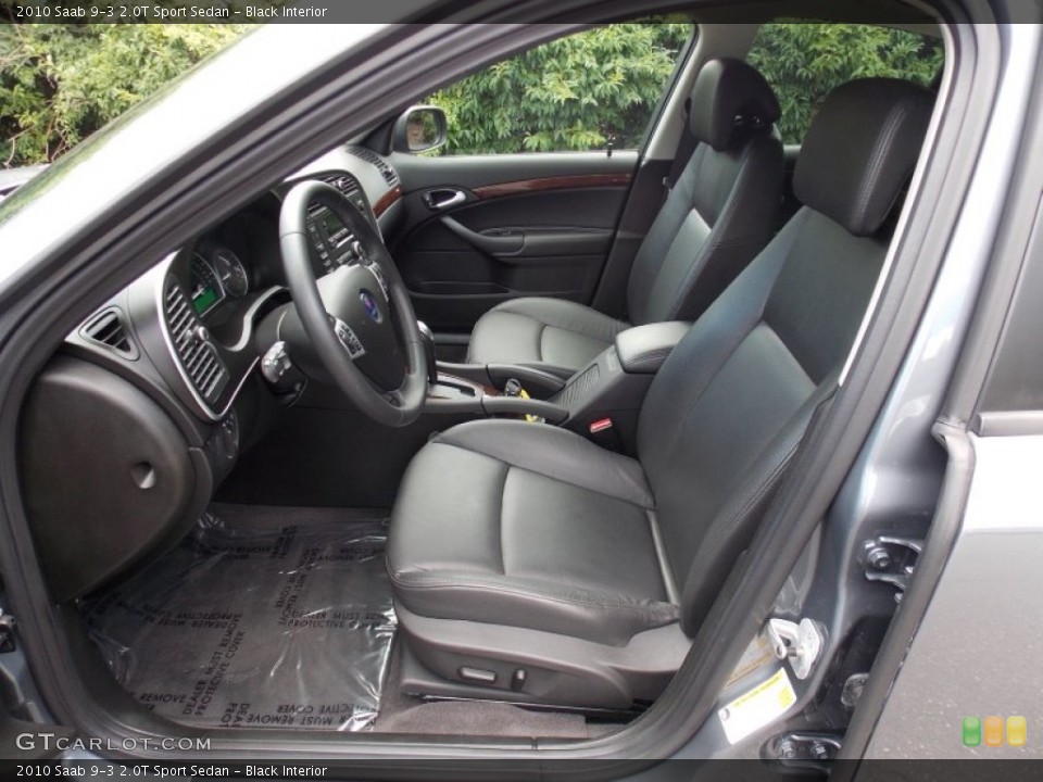 Black Interior Photo for the 2010 Saab 9-3 2.0T Sport Sedan #84022914