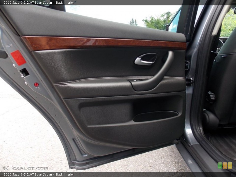 Black Interior Door Panel for the 2010 Saab 9-3 2.0T Sport Sedan #84022983