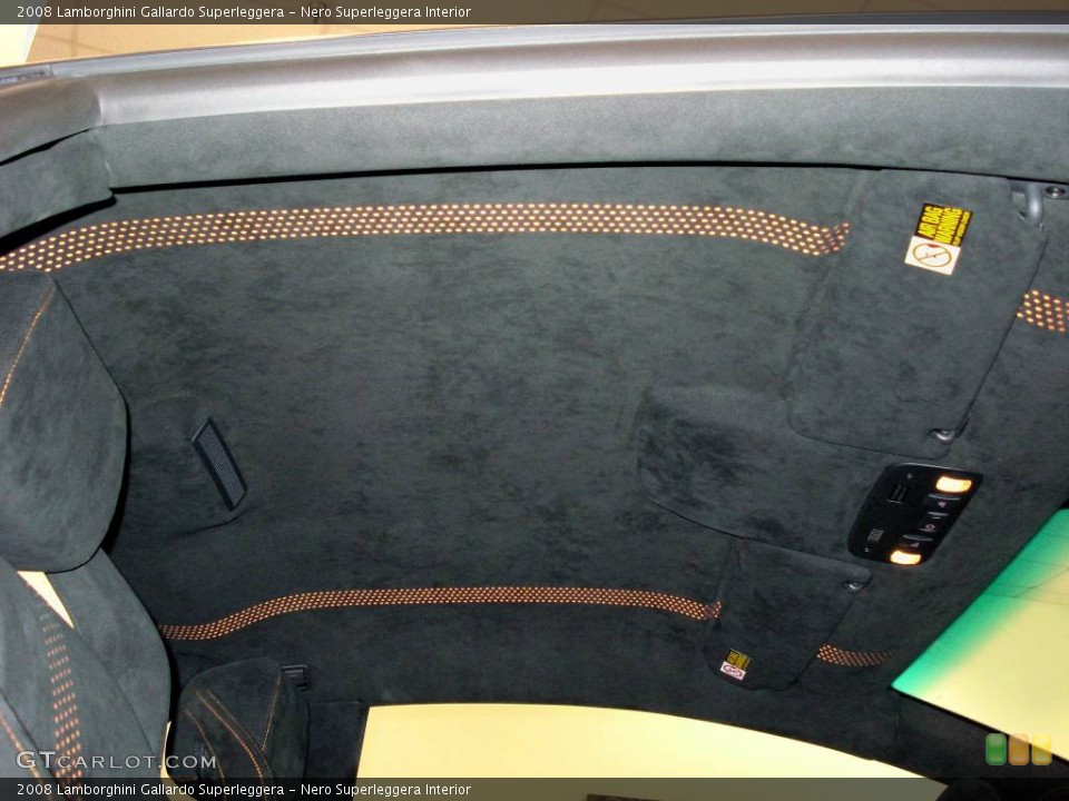 Nero Superleggera Interior Photo for the 2008 Lamborghini Gallardo Superleggera #840231