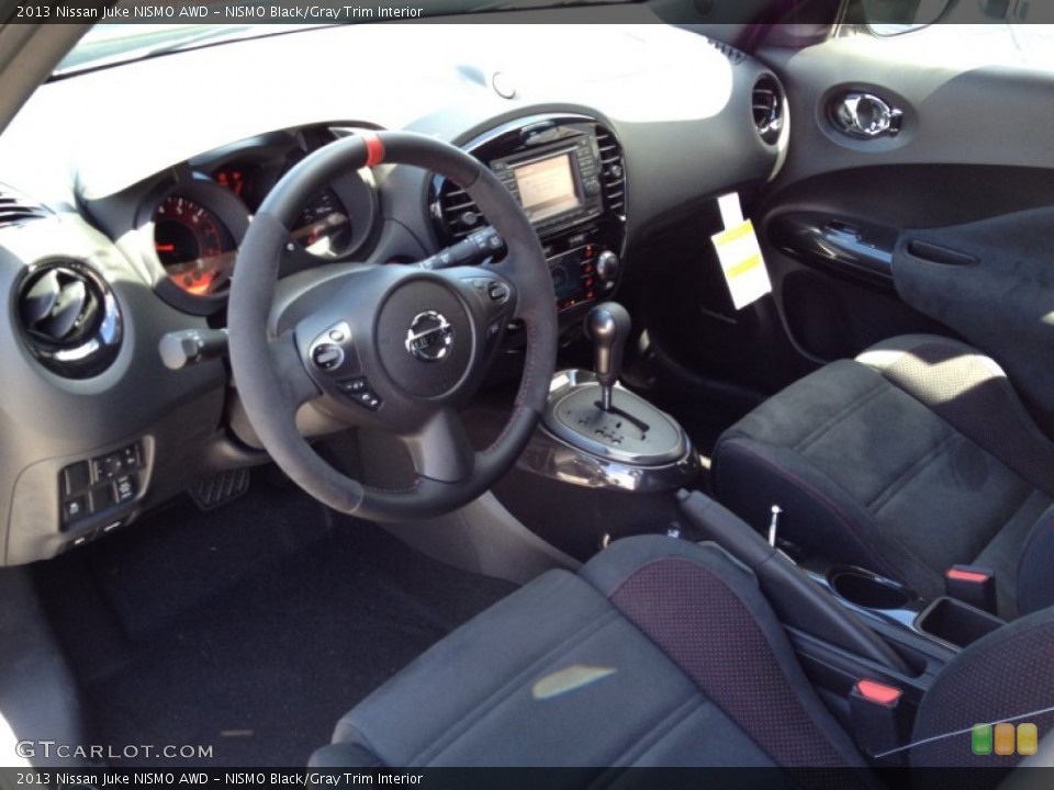 NISMO Black/Gray Trim Interior Photo for the 2013 Nissan Juke NISMO AWD #84023427