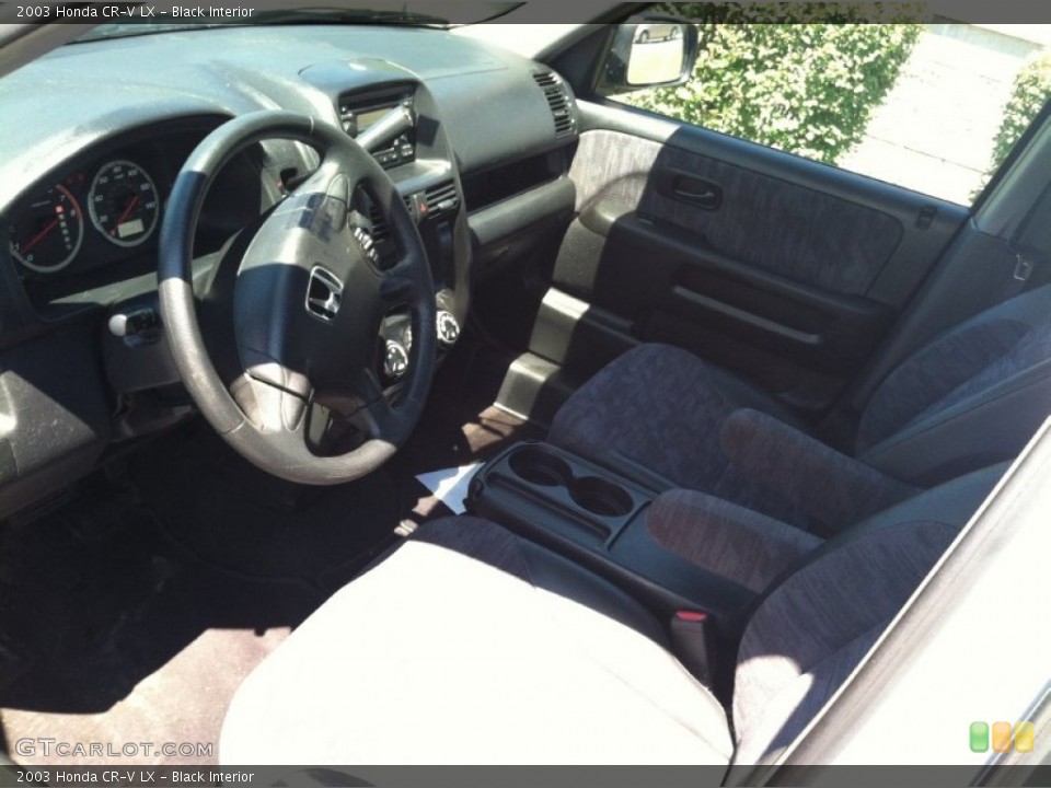 Black 2003 Honda CR-V Interiors