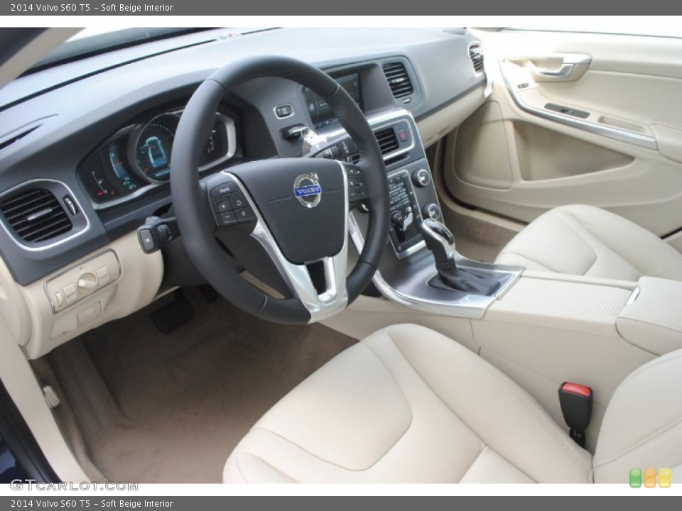 Soft Beige Interior Photo for the 2014 Volvo S60 T5 #84028017