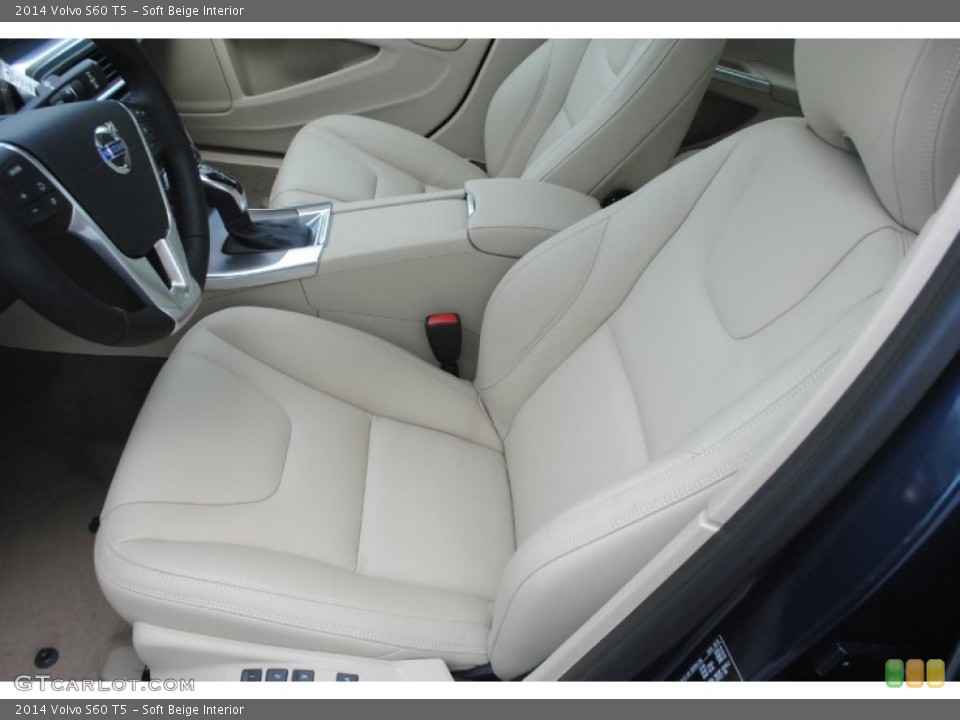 Soft Beige Interior Front Seat for the 2014 Volvo S60 T5 #84028037