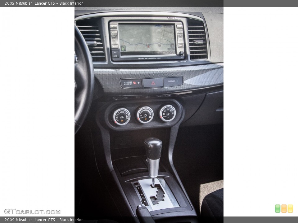 Black Interior Controls for the 2009 Mitsubishi Lancer GTS #84029202