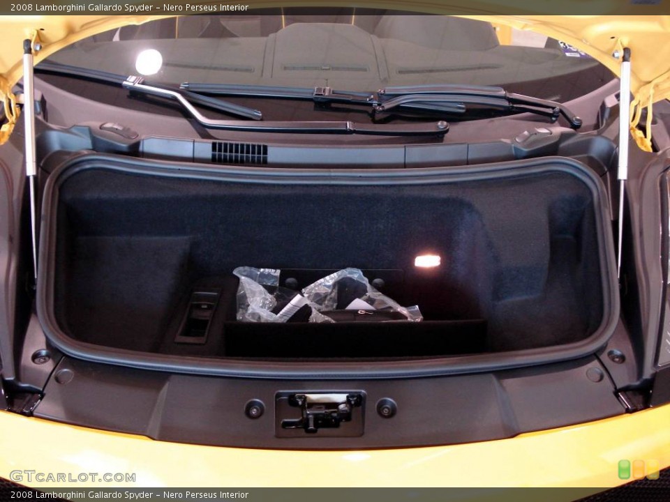 Nero Perseus Interior Trunk for the 2008 Lamborghini Gallardo Spyder #840295