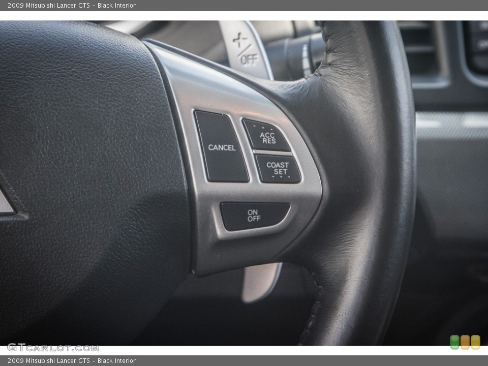 Black Interior Controls for the 2009 Mitsubishi Lancer GTS #84029634