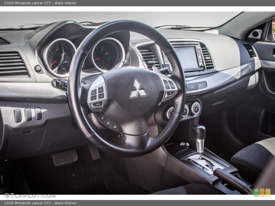 Black Interior Dashboard for the 2009 Mitsubishi Lancer GTS #84029709