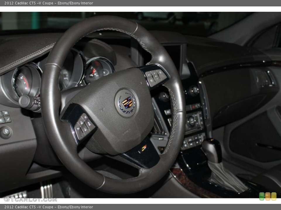 Ebony/Ebony Interior Steering Wheel for the 2012 Cadillac CTS -V Coupe #84032646
