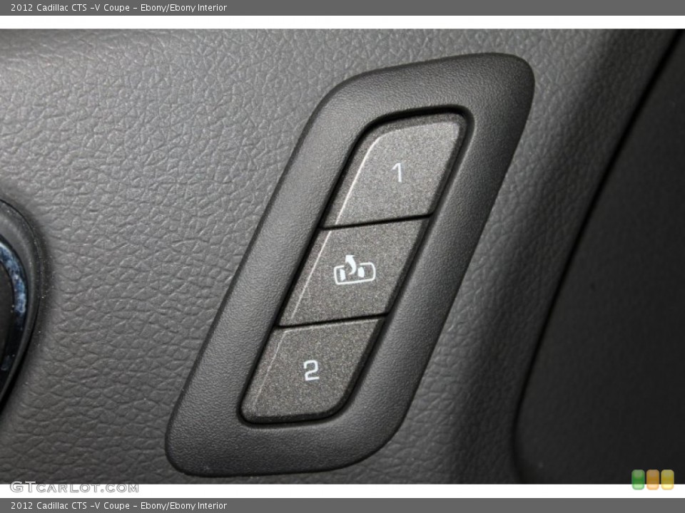 Ebony/Ebony Interior Controls for the 2012 Cadillac CTS -V Coupe #84032694
