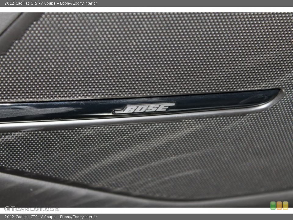 Ebony/Ebony Interior Audio System for the 2012 Cadillac CTS -V Coupe #84032715