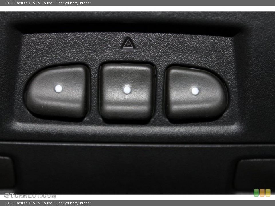 Ebony/Ebony Interior Controls for the 2012 Cadillac CTS -V Coupe #84032751