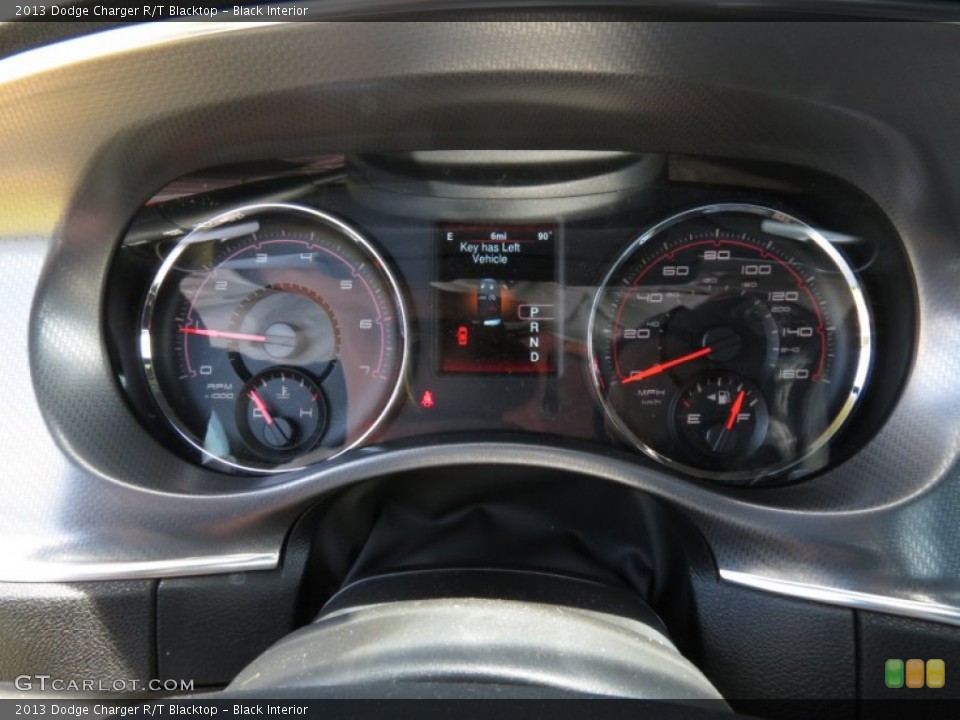 Black Interior Gauges for the 2013 Dodge Charger R/T Blacktop #84032782