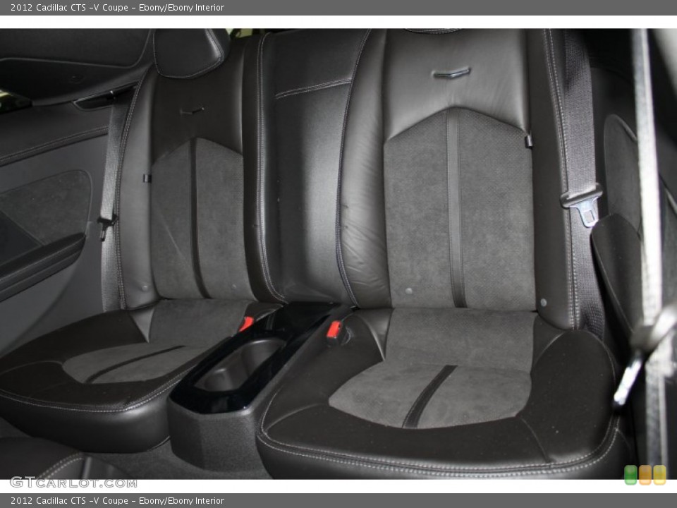 Ebony/Ebony Interior Rear Seat for the 2012 Cadillac CTS -V Coupe #84032958