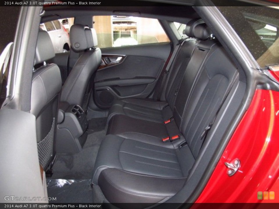 Black Interior Rear Seat for the 2014 Audi A7 3.0T quattro Premium Plus #84034215