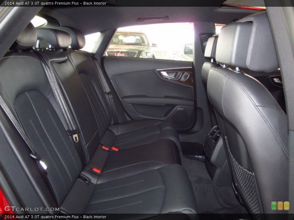 Black Interior Rear Seat for the 2014 Audi A7 3.0T quattro Premium Plus #84034248