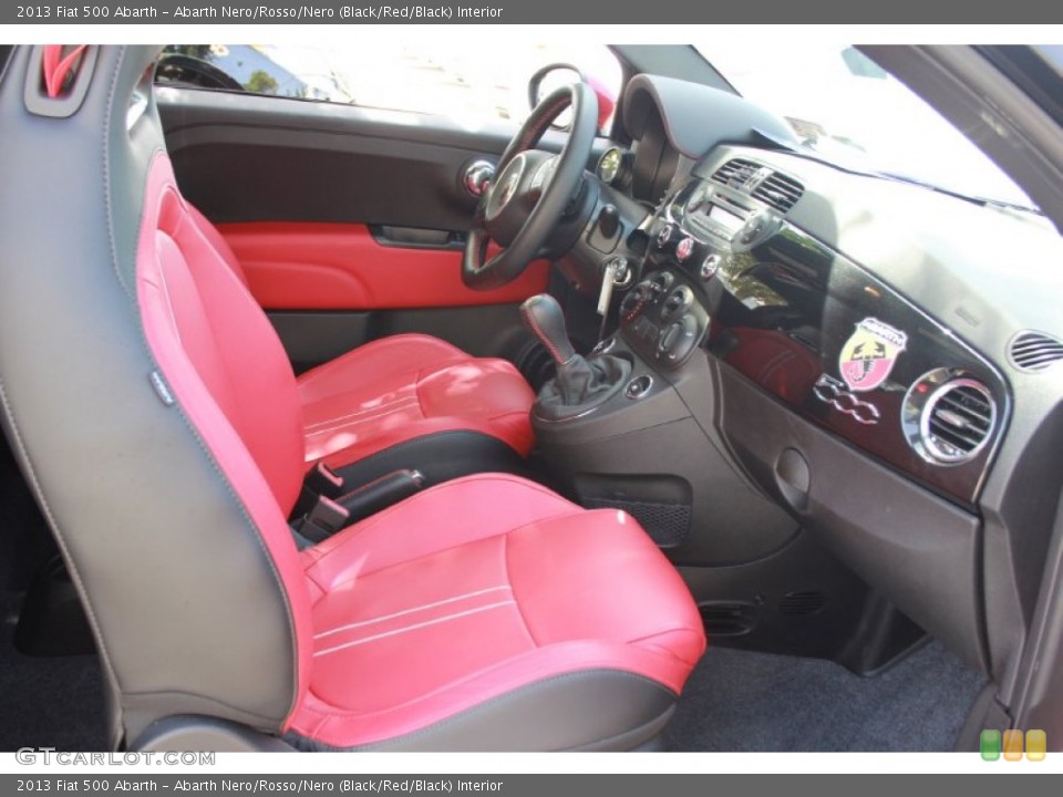Abarth Nero/Rosso/Nero (Black/Red/Black) Interior Photo for the 2013 Fiat 500 Abarth #84035640