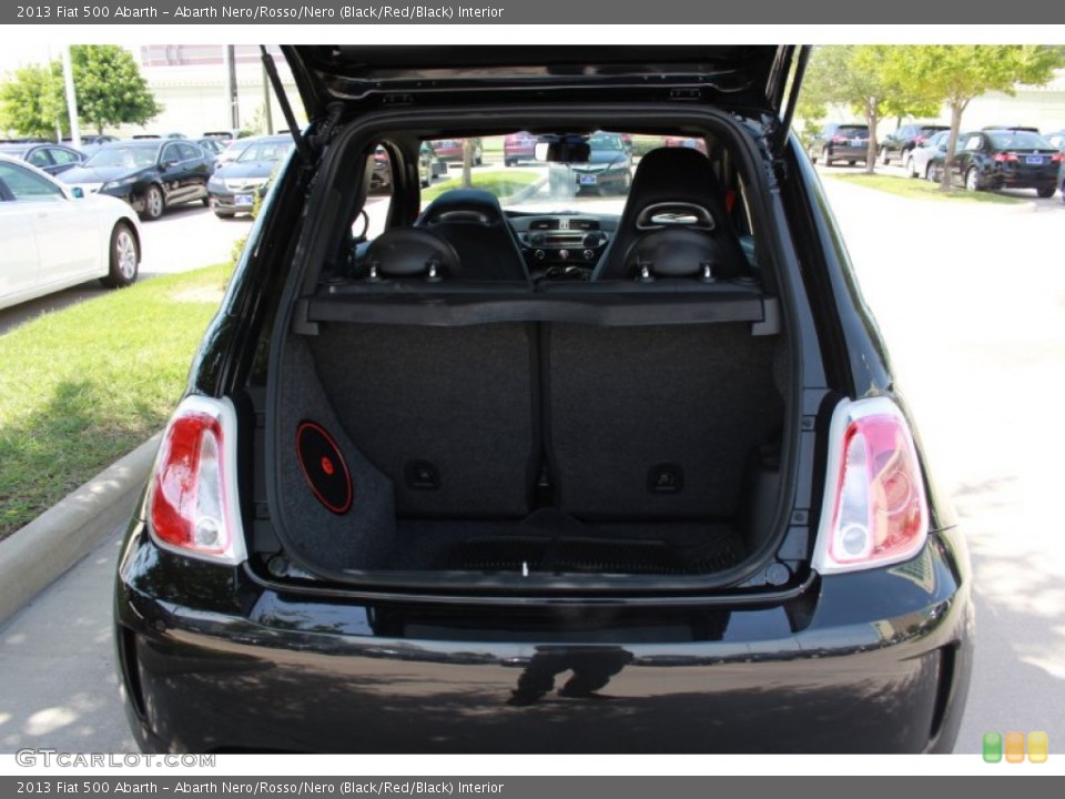 Abarth Nero/Rosso/Nero (Black/Red/Black) Interior Trunk for the 2013 Fiat 500 Abarth #84035718