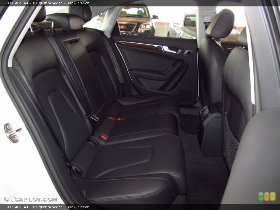 Black Interior Rear Seat for the 2014 Audi A4 2.0T quattro Sedan #84036219