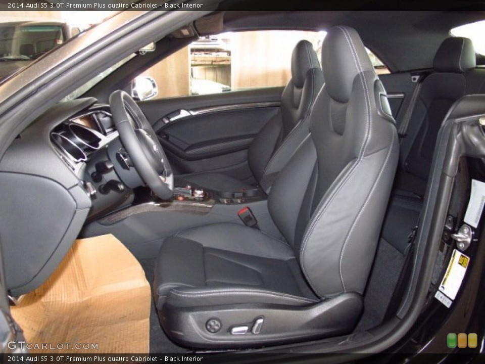 Black Interior Photo for the 2014 Audi S5 3.0T Premium Plus quattro Cabriolet #84037482