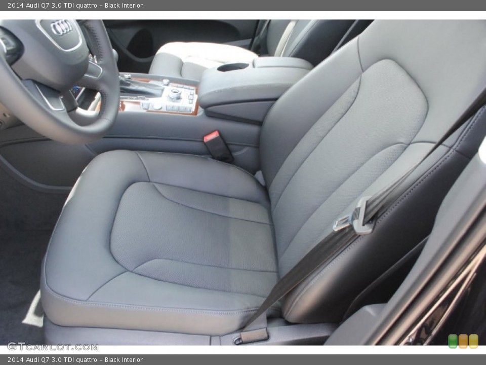 Black Interior Front Seat for the 2014 Audi Q7 3.0 TDI quattro #84038856