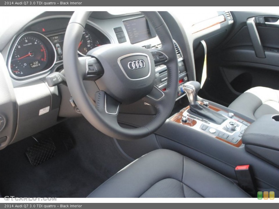 Black Interior Front Seat for the 2014 Audi Q7 3.0 TDI quattro #84038871