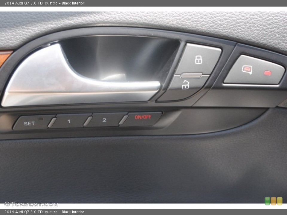 Black Interior Controls for the 2014 Audi Q7 3.0 TDI quattro #84038906