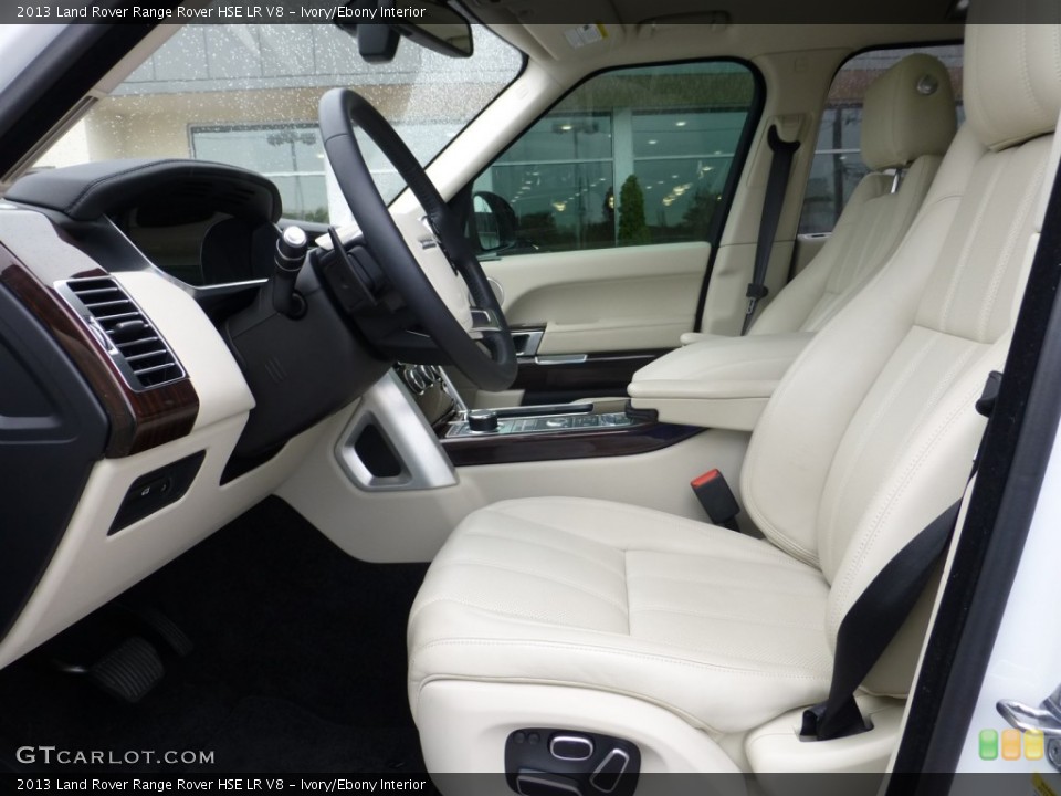 Ivory/Ebony Interior Photo for the 2013 Land Rover Range Rover HSE LR V8 #84038943