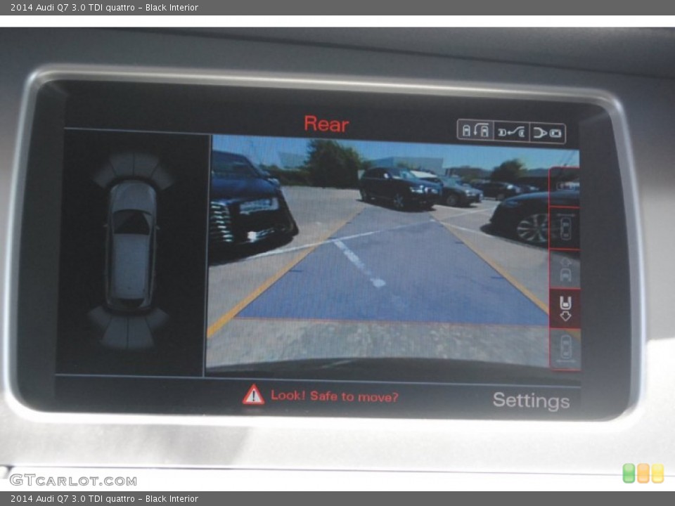 Black Interior Controls for the 2014 Audi Q7 3.0 TDI quattro #84039027