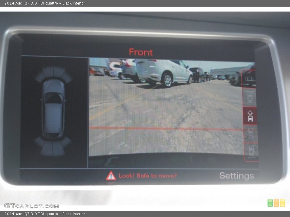 Black Interior Controls for the 2014 Audi Q7 3.0 TDI quattro #84039045