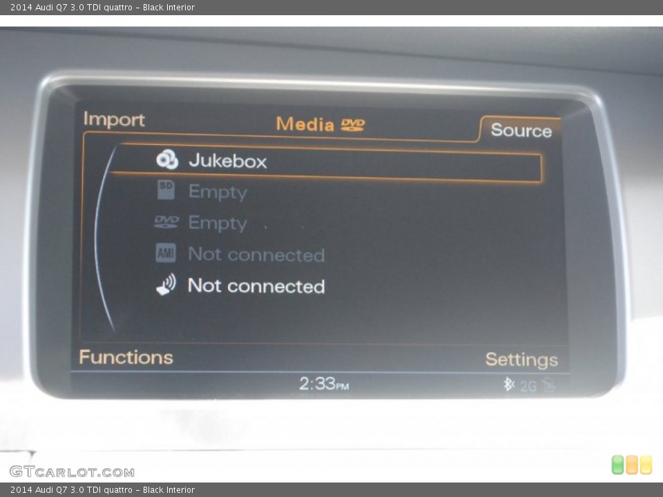 Black Interior Audio System for the 2014 Audi Q7 3.0 TDI quattro #84039072