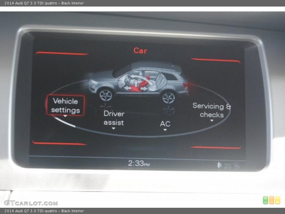 Black Interior Controls for the 2014 Audi Q7 3.0 TDI quattro #84039102