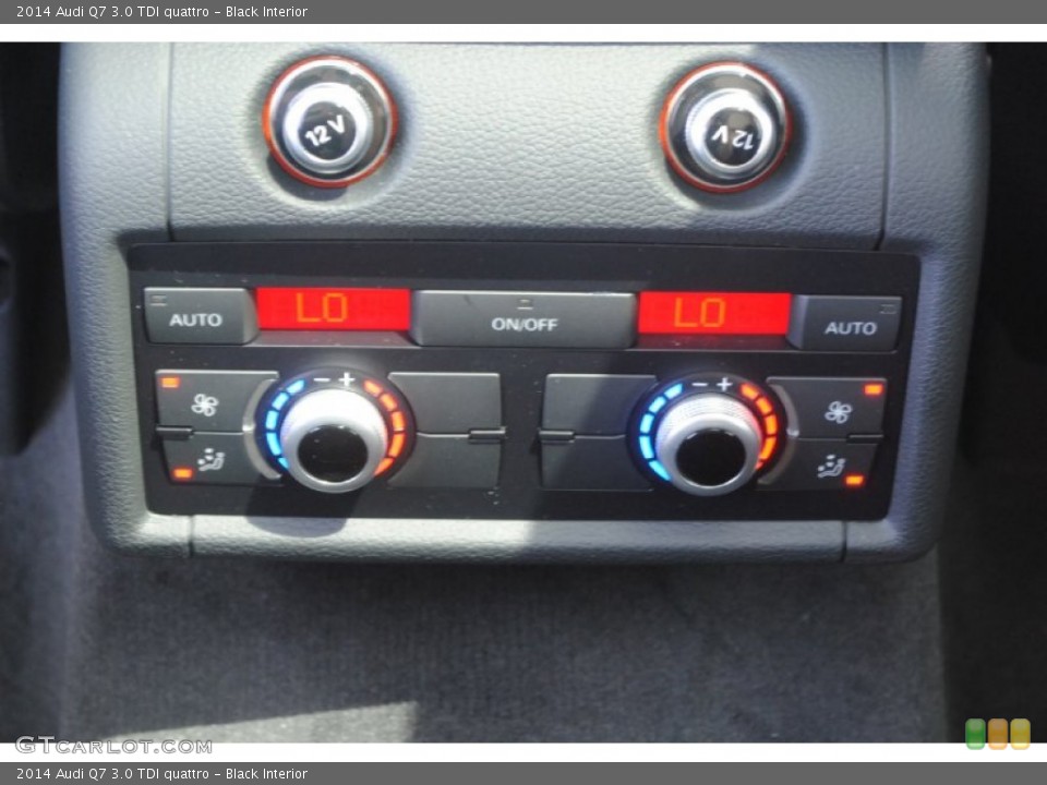 Black Interior Controls for the 2014 Audi Q7 3.0 TDI quattro #84039237