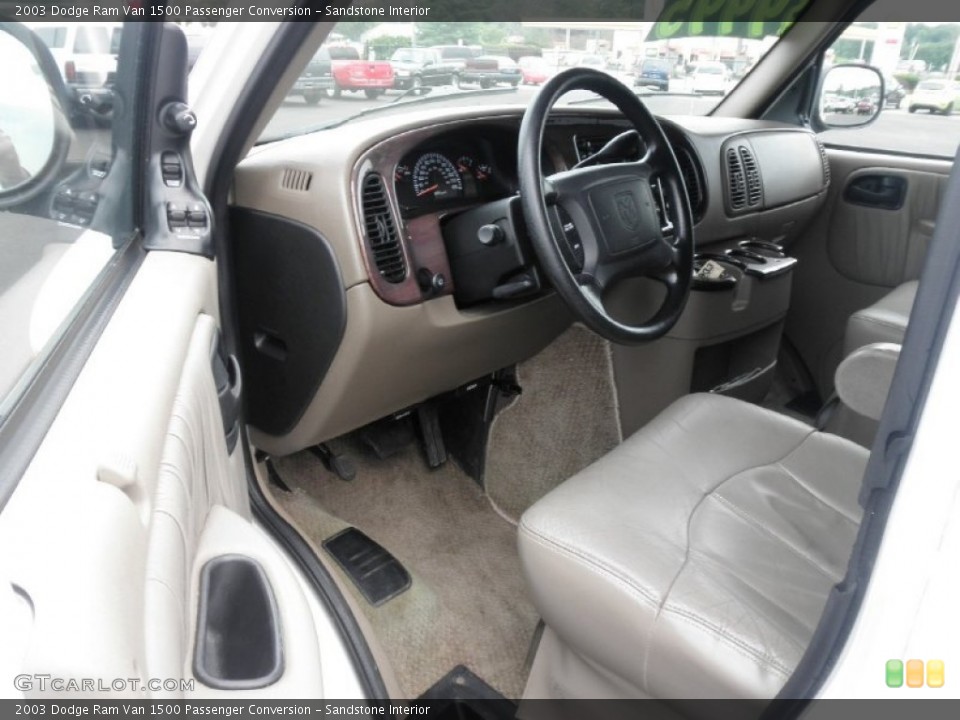Sandstone 2003 Dodge Ram Van Interiors