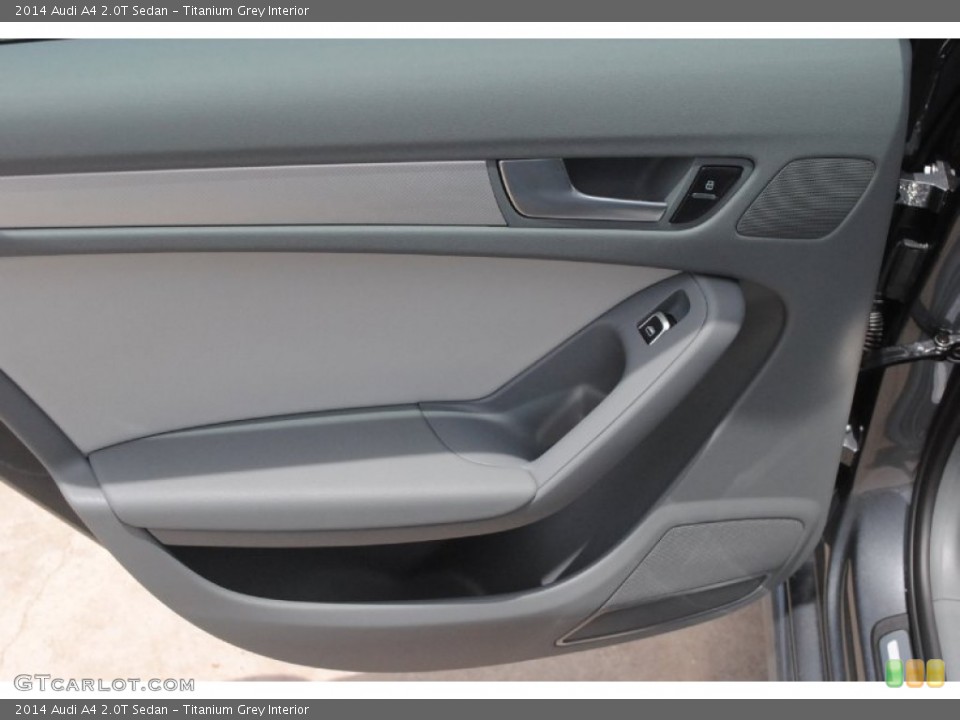 Titanium Grey Interior Door Panel for the 2014 Audi A4 2.0T Sedan #84039786
