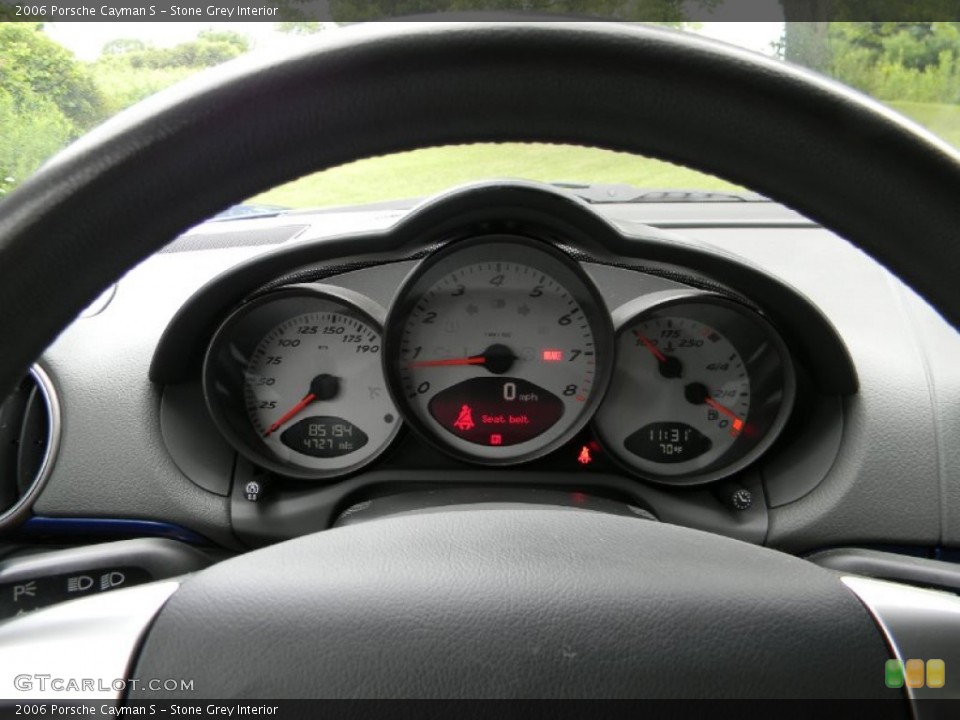 Stone Grey Interior Gauges for the 2006 Porsche Cayman S #84040032