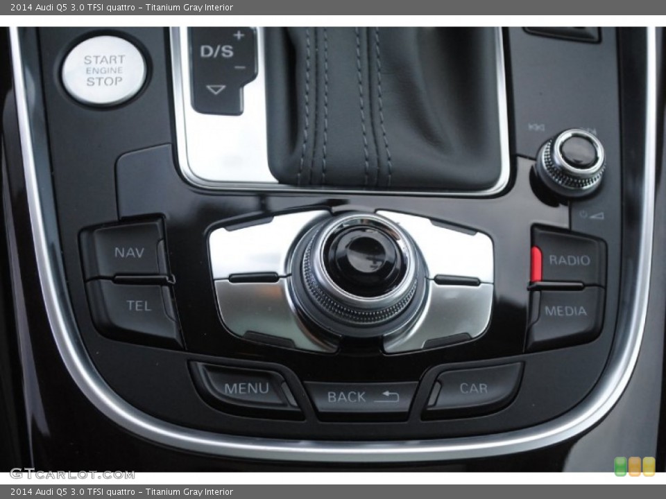 Titanium Gray Interior Controls for the 2014 Audi Q5 3.0 TFSI quattro #84040262