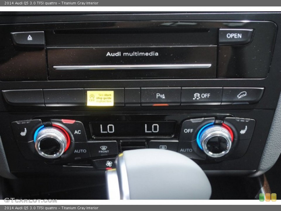 Titanium Gray Interior Controls for the 2014 Audi Q5 3.0 TFSI quattro #84040280